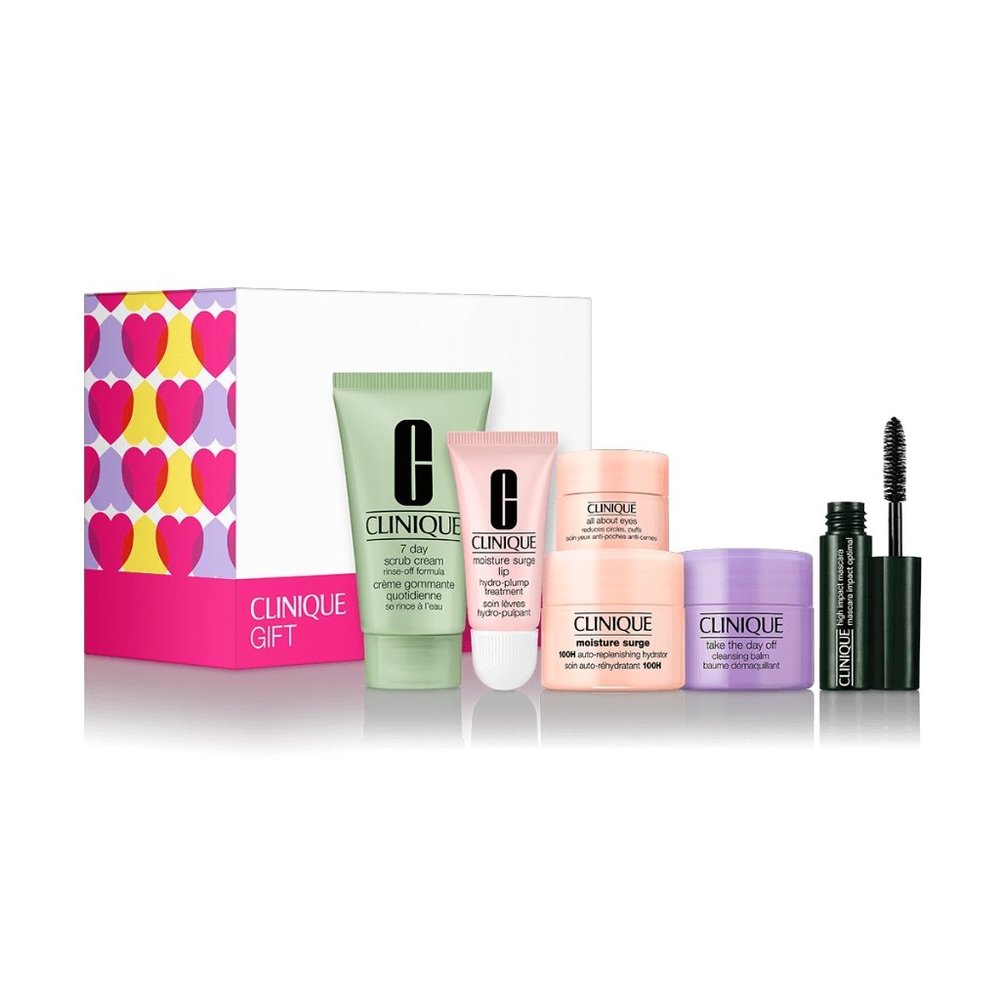 Clinique Moisture Surge 100H Moisturizer Skincare and Makeup Bundle with Bag - Picture 12 of 12